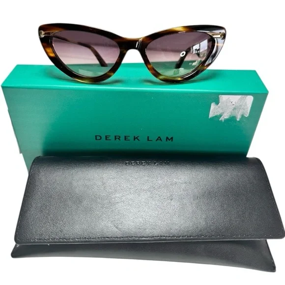 Derek Lam Teal and Brown Sunglasses Derek Lam Sunglasses for Women on Sale up to 90% Off: Poshmark main image 3